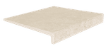 Peldaño recto de la serie Beige Stone de Gresmanc. 317x317x40