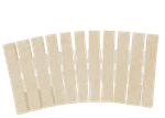 Rejilla cerámica curvable de la serie Beige Stone de Gresmanc. 500x245x25