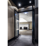 Cierrapuertas con guía deslizante, modelo TS 98 XEA de dormakaba. Con tecnología Easy Open