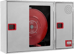 Conjunto horizontal compuesto por 2 módulos inox. con puerta semiciega inoxidable, referencia CR3X25H2 de Cofem