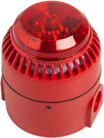 Sirena de alarma bitonal 24v óptico-acústica con zócalo alto, referencia SIR24BL de Cofem