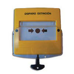 AE/V-PD2. Pulsador de disparo de extinción