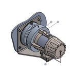 Kit de montaje en conductos con venta zafiro, FLS-DMW-S01 de Aguilera