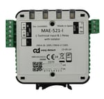 Módulo de entrada analógico, MAE-521 de Aguilera. 1 entrada. Con aislador