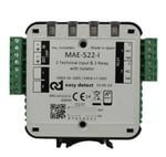 Módulo de entrada analógico, MAE-522 de Aguilera. 2 entradas. Con aislador