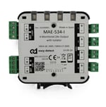 Módulo de entrada analógico, MAE-534 de Aguilera. 4 entradas. Con aislador