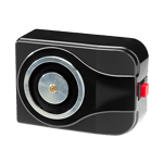 Retenedor electromagnético para montaje en superficie, RE-1804 de Aguilera. Negro
