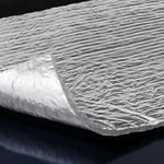 Aislamiento térmico reflectivo Tripomant Simplex, referencia TR/S: 2 láminas de aluminio y 1 de espuma de polietileno de 5 mm