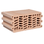 Bloque de termoarcilla® de espesor 14 de Proceran. Grandes prestaciones térmico/acústicas