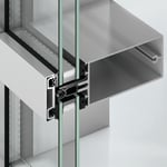 Fachada de montantes y travesaños con tapeta, Schüco FWS 50