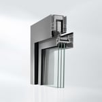 Ventanas con ventilación natural Schüco AWS 90 AC.SI. Profundidad: 90mm