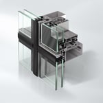 Ventana de fachada para apertura proyectante o paralela, Schüco AWS 114