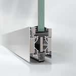 Sistema de seguridad frente a fuego para exteriores Schüco ADS 80 FR 60 CE. Profundidad: 80mm