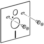 Juego de aislamiento acústico de Geberit para inodoro suspendido