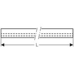 Perfil colector Geberit para sifón de pared para ducha: L=150cm