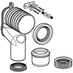 Set codo de desagüe en P, referencia 131.081.11.1 de Geberit. Para inodoro al suelo