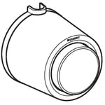 Pulsador a distancia Geberit serie 01. Neumático, para descarga simple, pulsador visto: Blanco alpino