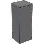 Mueble de media altura Geberit Selnova Square con una puerta: 33x85x29.7cm, lava / cubierto con brillo satinado