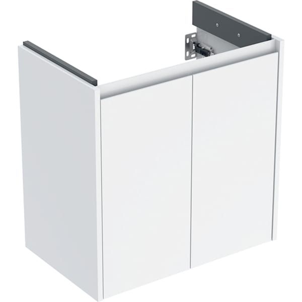 Mueble bajo para lavabo Geberit Selnova Compact, con dos puertas: 59 ...