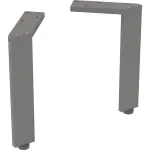 Juego de patas Geberit estrechas (2 ud.): H=22.5cm, lava / Con pintura polvo al horno mate