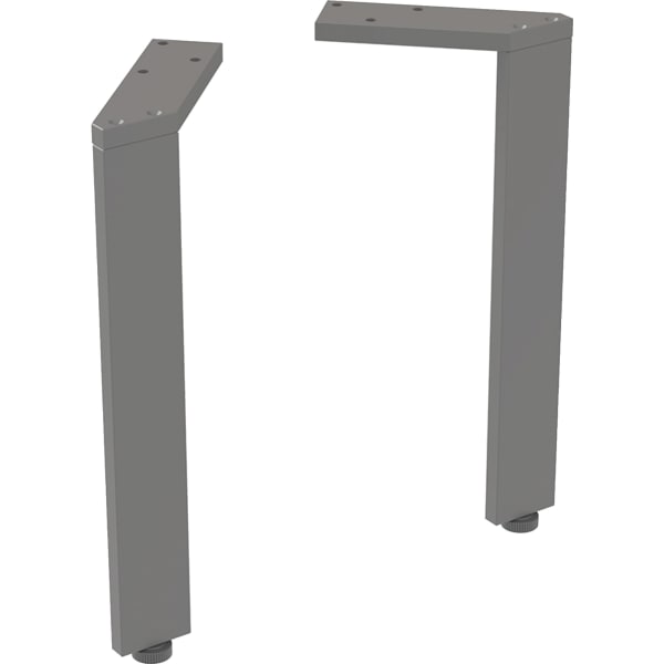 Juego de patas Geberit estrechas (2 ud.): H=26cm, lava / Con pintura polvo al horno mate