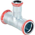Te Geberit serie Mapress Acero al Carbono reducida: d=66.7mm, d1=54mm, d2=66.7mm