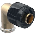 Codo de transición 90° Geberit serie Mapress con MasterFix: CC499K, d=15mm, RpMF=1/2″