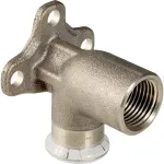 Codo de suministro 90° Geberit serie Mapress Cobre: CC499K, d=15mm, Rp=1/2″, L1=5.2cm