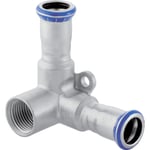 Codo de esquina 90° Geberit serie Mapress Acero Inoxidable: d=18mm, Rp=1/2″, d1=18mm, L1=6.2cm