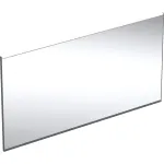 Espejo con luz Geberit Option Plus Square con iluminación directa e indirecta: 135x70cm, Negro mate / Aluminio anodizado