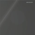 Sistema de descarga Geberit para urinarios, con accionamiento electrónico de la descarga, a red. Negro