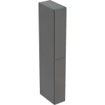 Mueble alto Geberit con dos extensiones: 24x180x48cm, Cuerpo y frontal: lava/cubierto mate