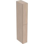 Mueble alto Geberit con dos extensiones: 24x180x48cm, Cuerpo y frontal: encina/melamina con textura de madera