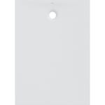Plato de ducha rectangular Geberit Olona: 140x100x4cm, Blanco / Mate
