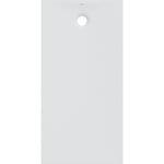 Plato de ducha rectangular Geberit Olona: 160x80x4cm, Blanco / Mate