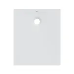 Plato de ducha rectangular Geberit Olona: 90x75x4cm, Blanco / Mate