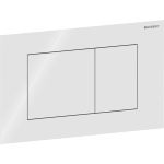 Pulsador serie Geberit Sigma40 para doble descarga, square. Negro mate