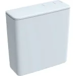 Cisterna vista Geberit AP128, doble descarga, conexión de suministro lateral: Blanco alpino