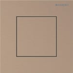 Sistema de descarga Geberit para urinarios con accionamiento de descarga neumático, pulsador serie 40, rectangular: Oro rosado