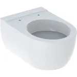 Inodoro suspendido de fondo profundo serie Geberit iCon, forma cerrada: T'=53cm, Blanco