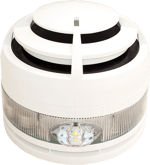 Base para detectores, referencia A50ZSLDR de Cofem. Con sirena y alarma visual. No incluye detector