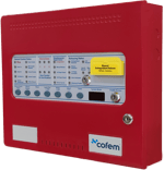 Central de extinción de incendios certificada UL y FM, referencia CLVR03XTA de Cofem