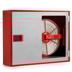 Boca de incendio equipada, ø45, referencia P6415PSI de Cofem. Con puerta semiciega en acero inoxidable, 15m de manguera