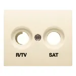 Tapa toma R/TV-SAT beige