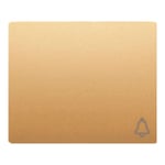 Tecla pulsador timbre dorado Odisea