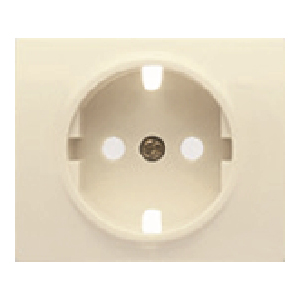 Tapa enchufe 2P+TT segur. lat. beige