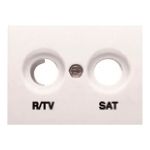 Tapa R/TV-SAT blanco