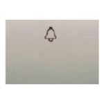 Tecla interruptor bipolar plata Luna