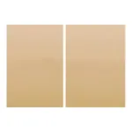 Tecla doble para interrup./conmut./cruzam. dorado Perlado
