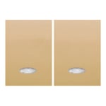 Tecla doble para interrup./conmut./cruzam. con visor dorado Perlado